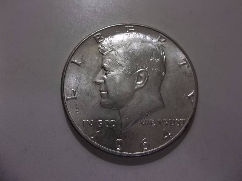 1964 D JFK Half Dollar Brilliant