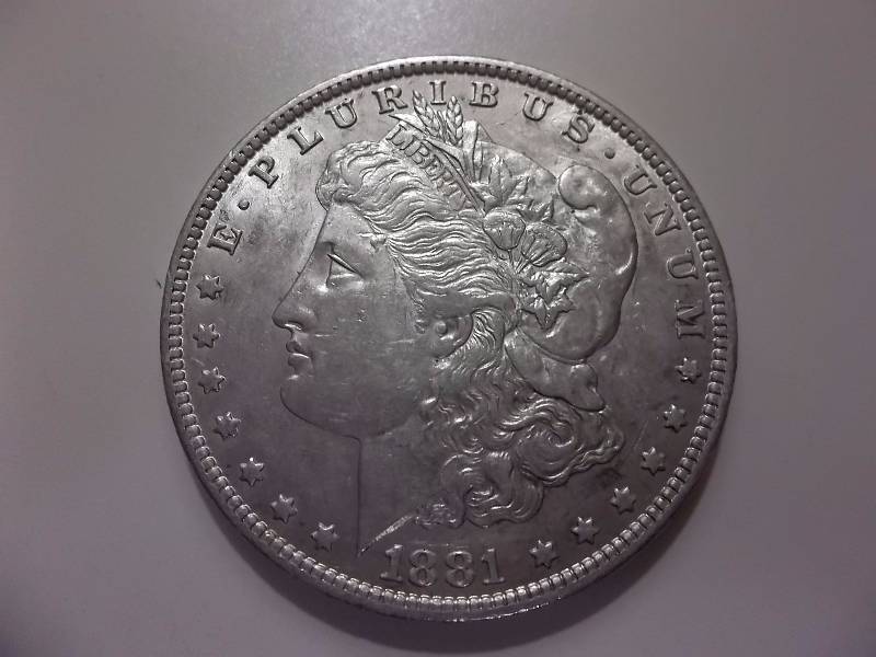 1881 S  Morgan Silver Dollar