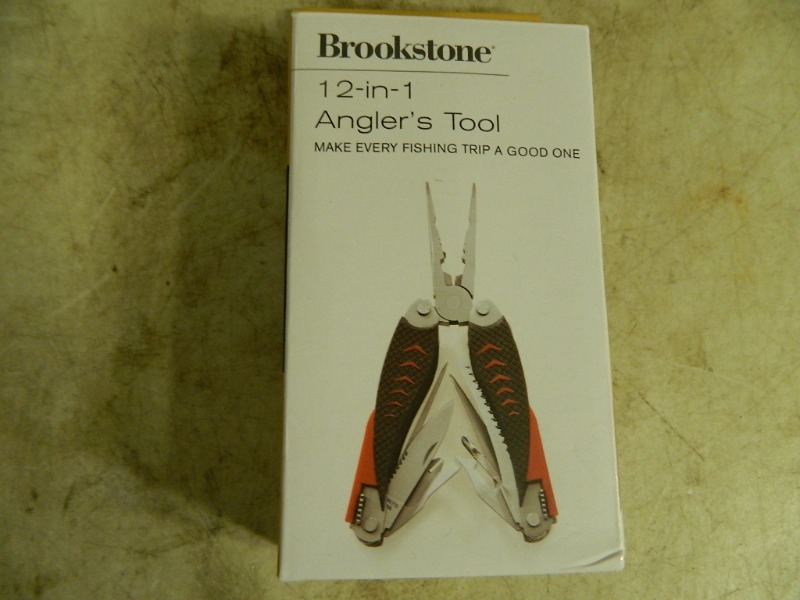 lot 31 image: New Brookstone 12 in 1 Anglers  Fishing Tool
