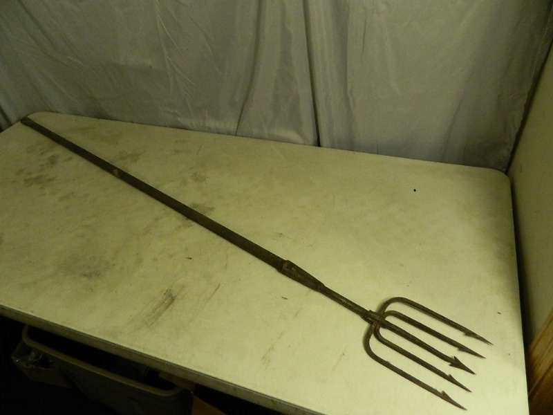 lot 73 image: Fish  Frog Spear