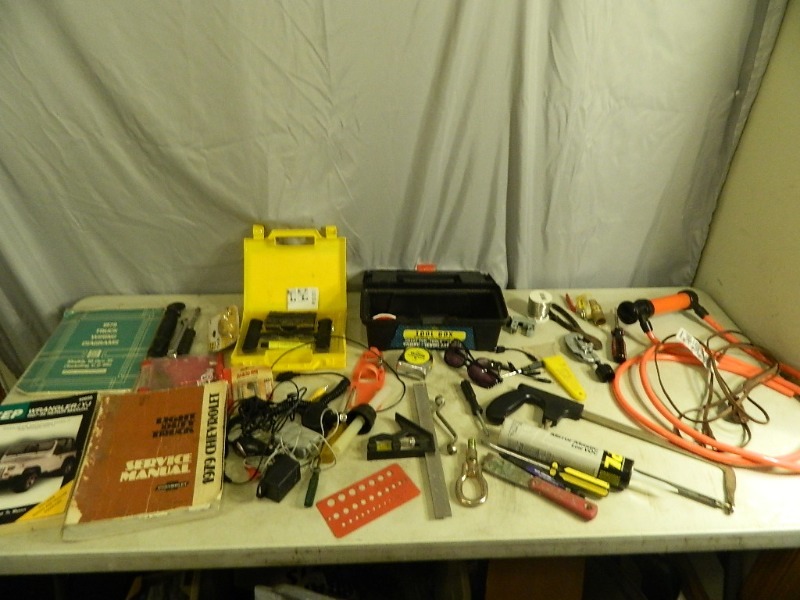 lot 84 image: Hand Tools, Manuals, and Shop Supplies