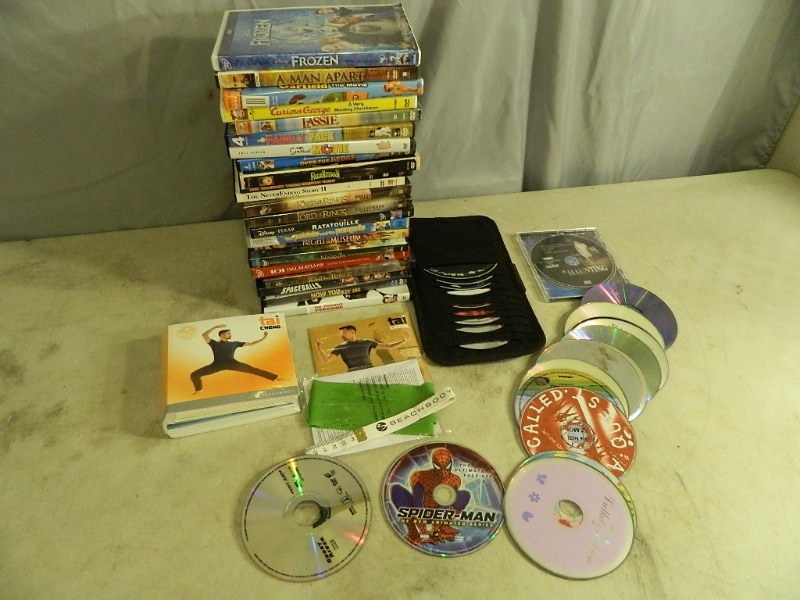 lot 92 image: Assorted DVDs and CDs