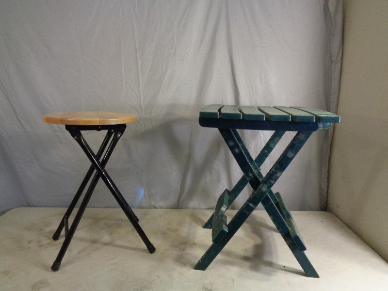 lot 166 image: Small Table and Stool