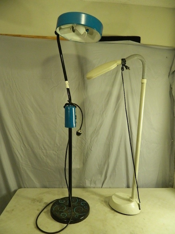 lot 199 image: Two Floor Lamps