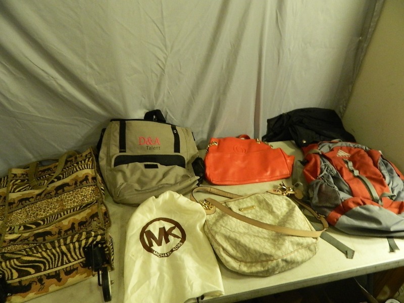lot 205 image: Michael Kors Purse, Kelty Bag, and More