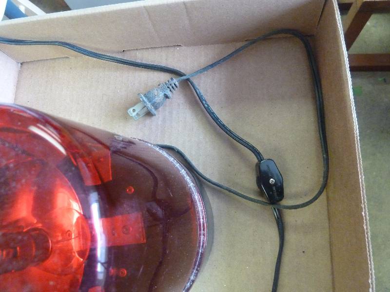 lot 83 image: Red Revolving Light