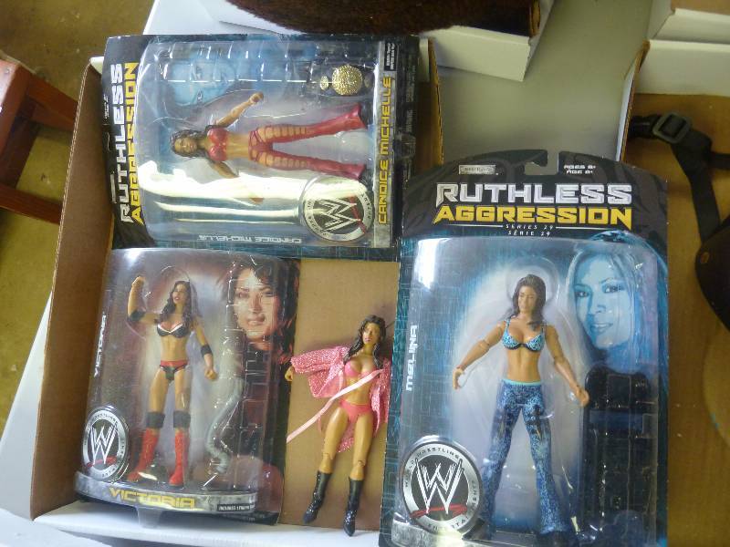 lot 89 image: Ruthless Aggression Action Figures