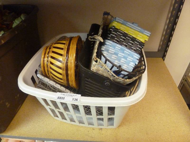 lot 136 image: Baskets