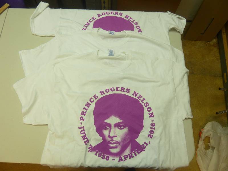 lot 180 image: Prince T-Shirts