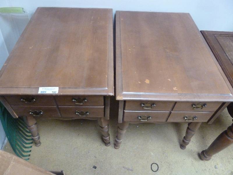 lot 193 image: Two End Tables