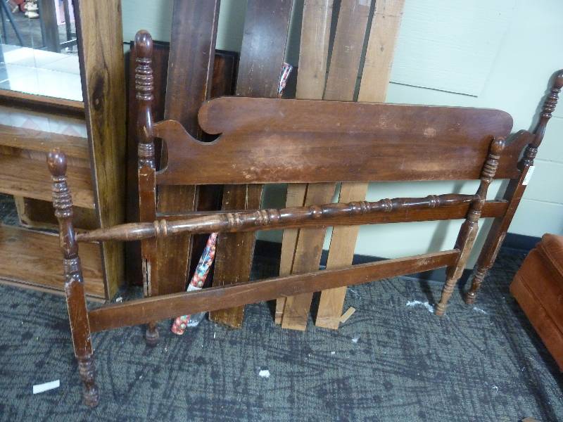 lot 249 image: Antique Full Size Bed Frame