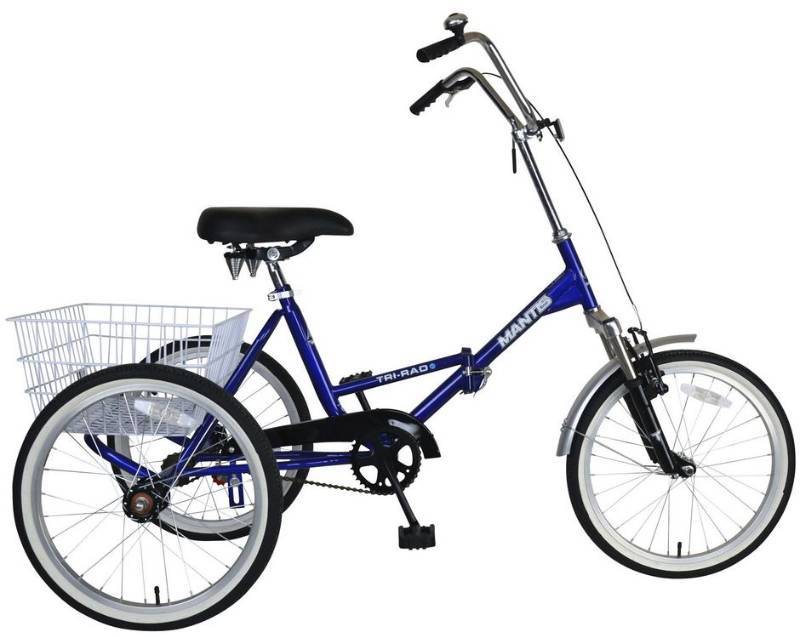 lot 13 image: Mantis 20 Adult Folding Tricycle