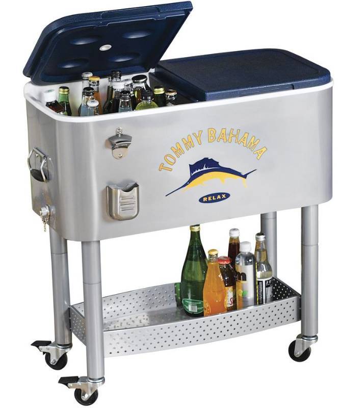 lot 15 image: Tommy Bahama Rolling Party Cooler