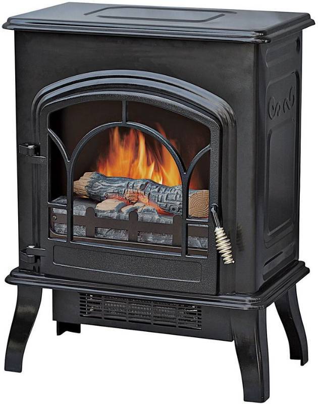 lot 55 image: Freestanding Compact Electric Fireplace Heater