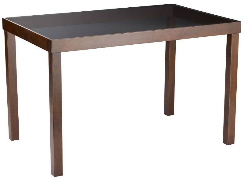 lot 57 image: McLeland Design 47 Dining Table - Walnut Color