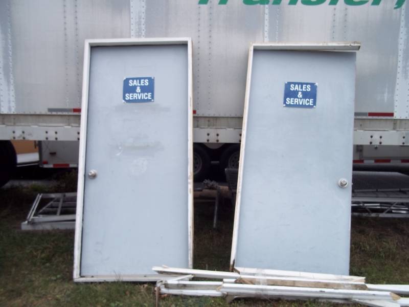 Pair of Steel Exterior Doors 36
