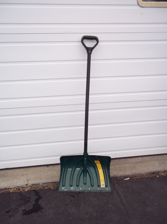 Green Snow Shovel
