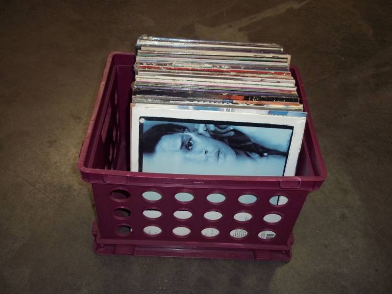 Crate full of Records see pics for titles