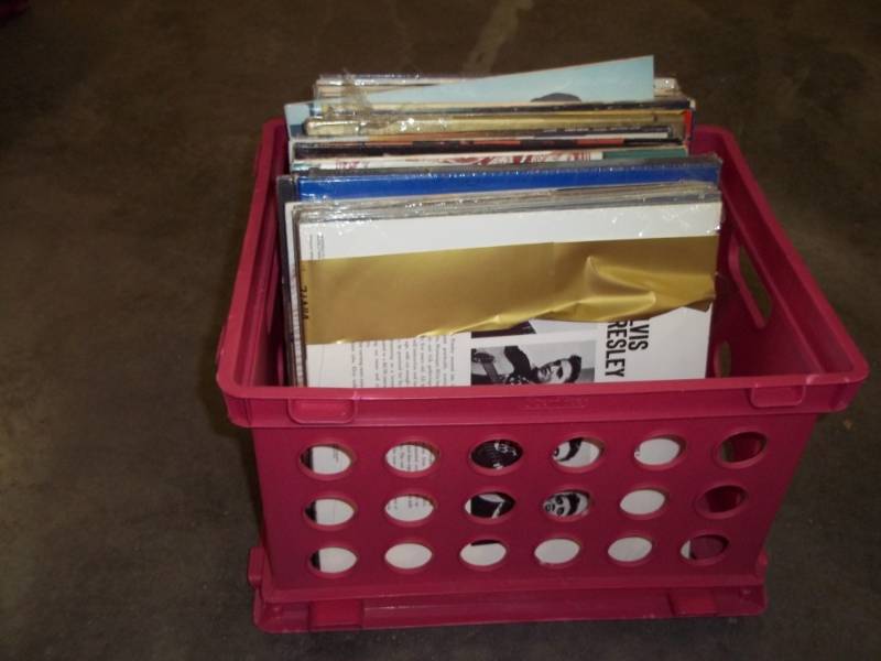 Crate full of Records see pics for titles