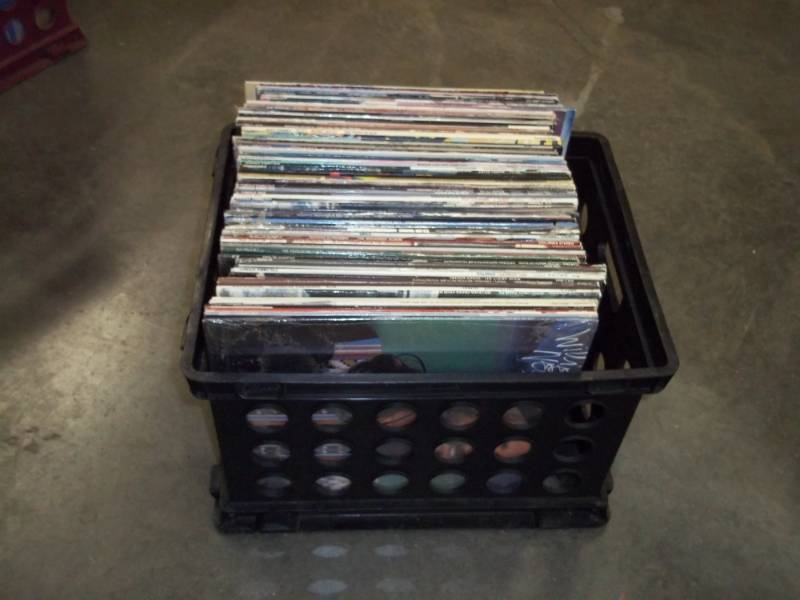 Crate full of Records see pics for titles