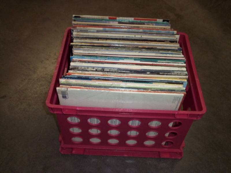 Crate full of Records see pics for titles