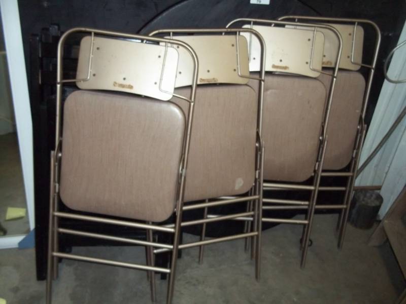 4 Samsonite folding Chairs