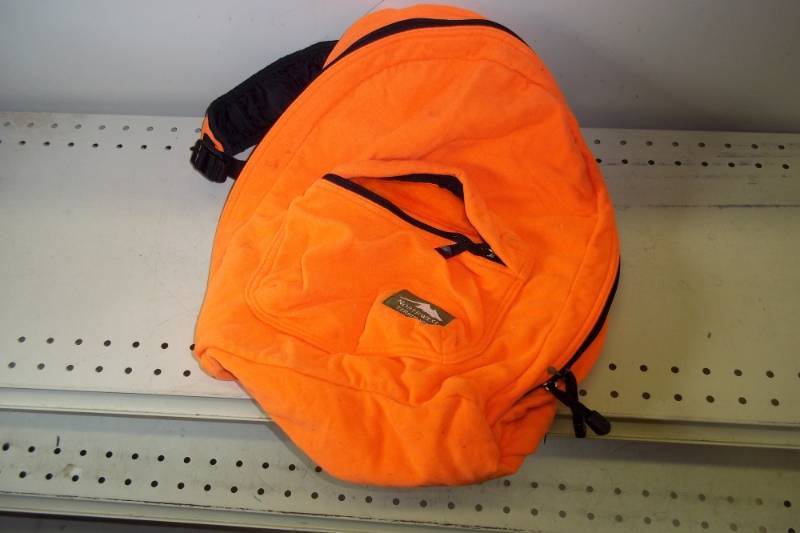Blaze Orange Back Pack