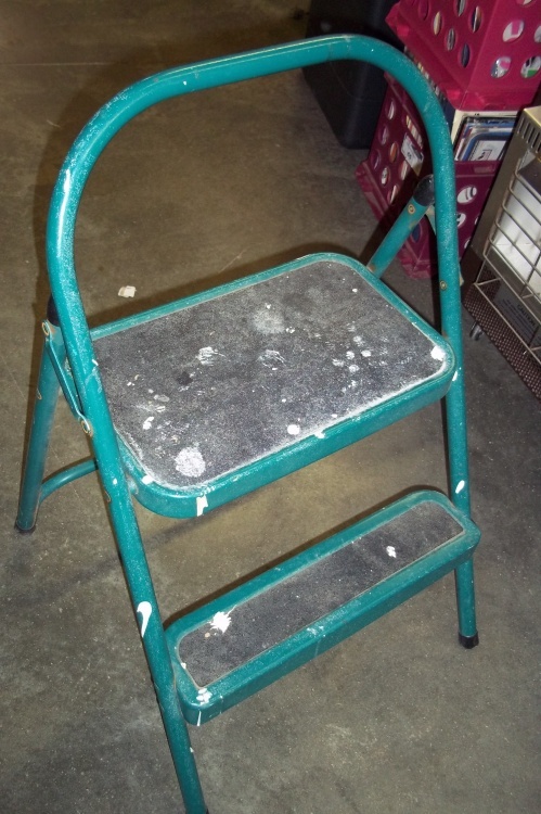 Green Step Stool