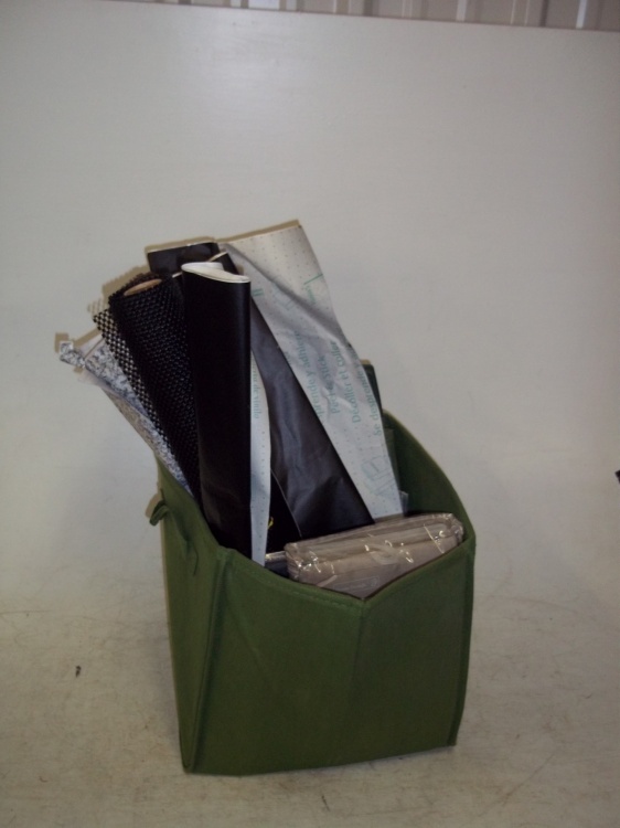 Drawer  liners with Shade Valance