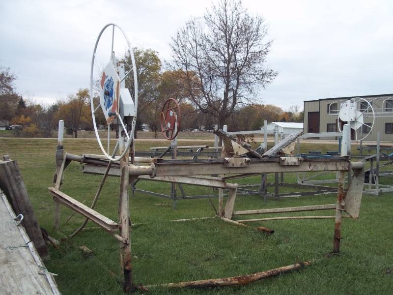 Steel Boat Lift  105 wide, needs repair