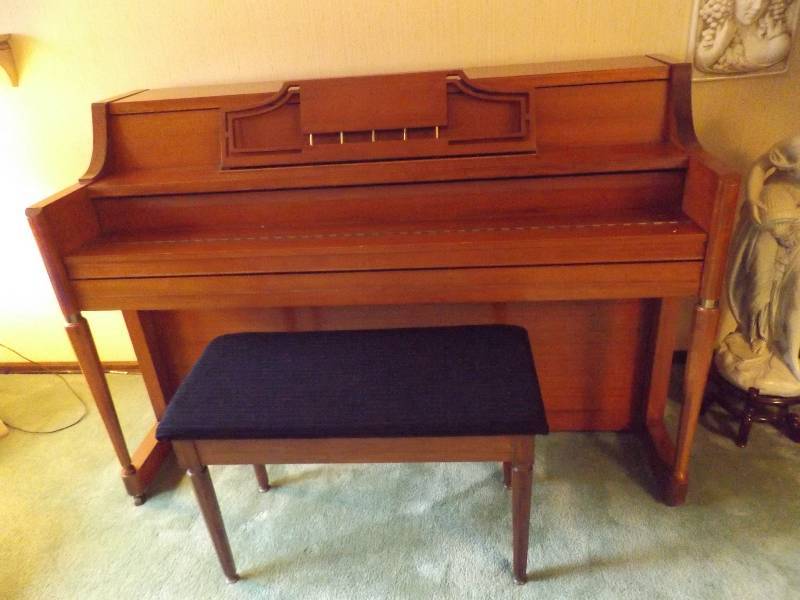 lot 398 image: Piano and Bench