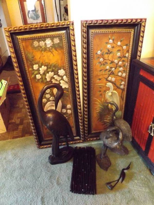 lot 319 image: Stork Collection, Coordinating Wall Hangings, Accessories