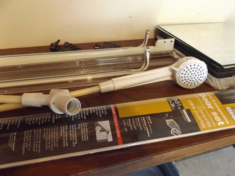 lot 423 image: Curtain & Drape Rod and Door Seal
