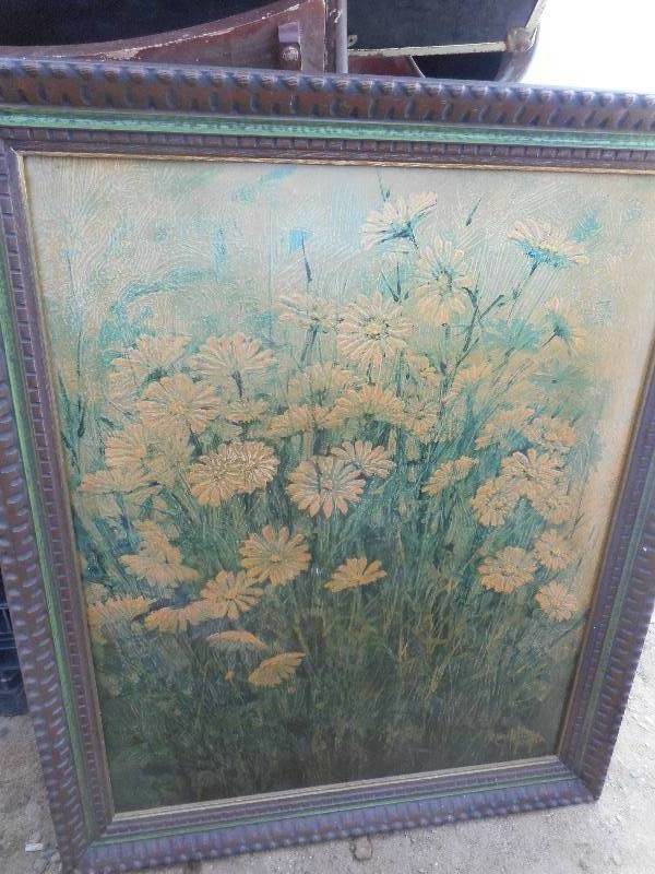lot 148 image: VI8NTAGE PAINTING