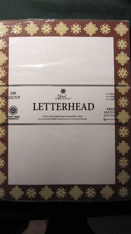 500 Sheets Christmas Letterhead