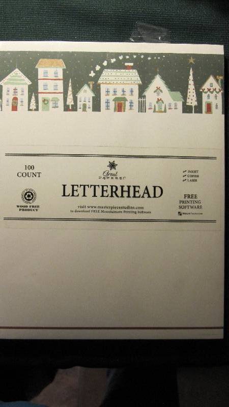 500 Sheets Christmas Letterhead