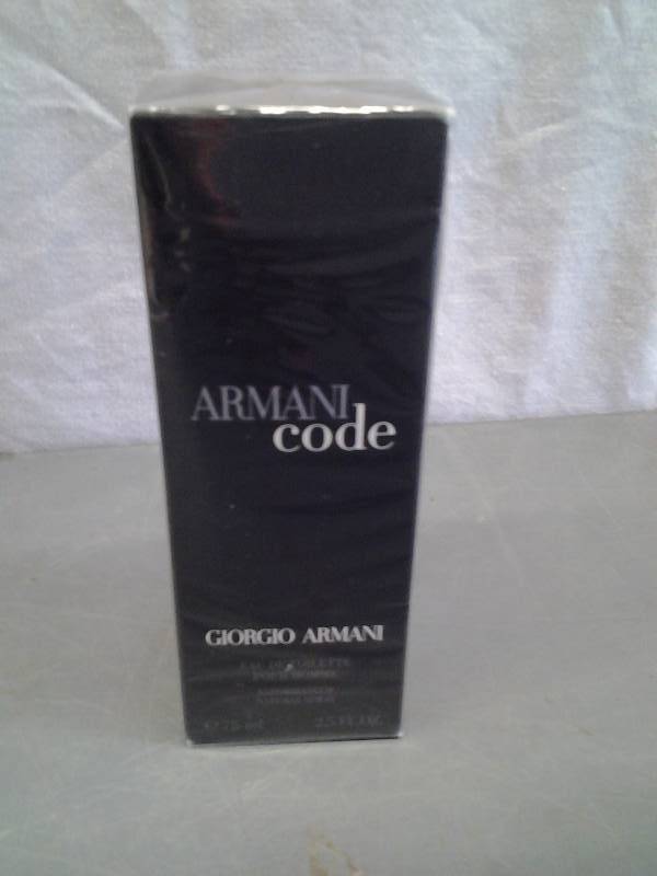 lot 11 image: Giorgio Armani Armani Code Pour Homme 2.5 Oz. Unopened ($65.00)