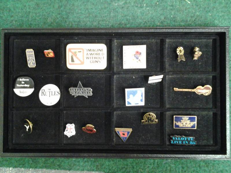 lot 54 image: Collection Of Pins (Musician & Other)