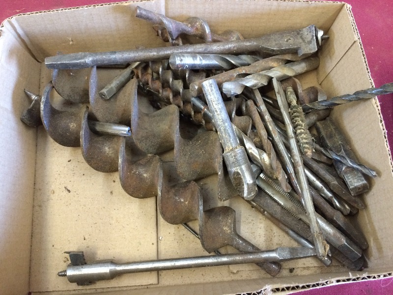 Drill Bits - some vintage   box lot