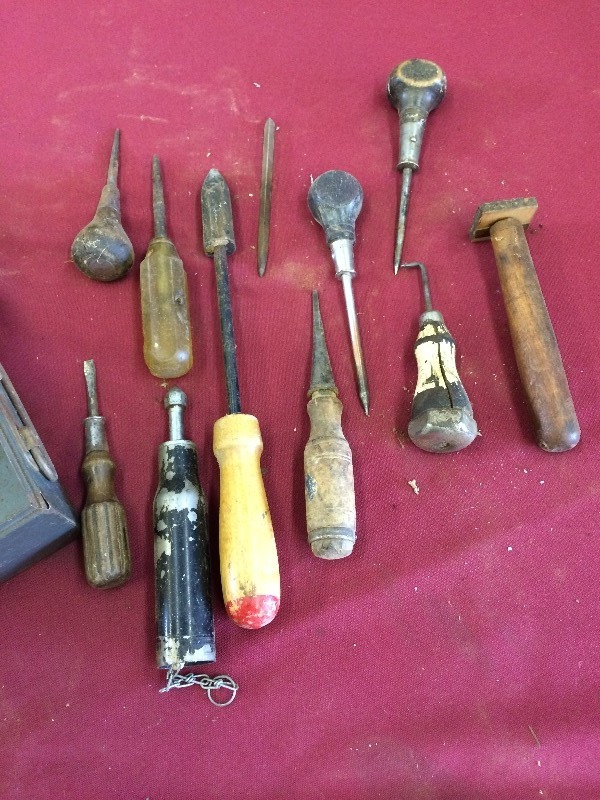 Vintage Hand Tools & Bond Box  - lot of 12
