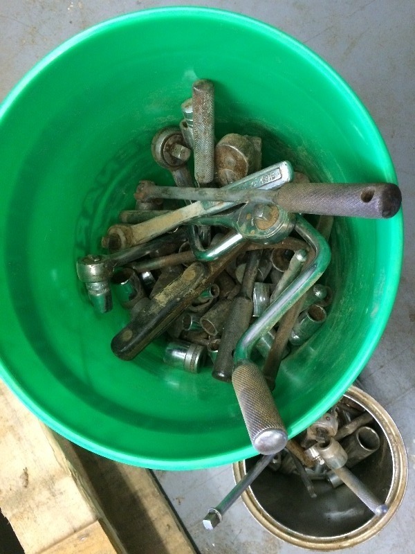 Assorted Sockets and wrenches - Box Lot
