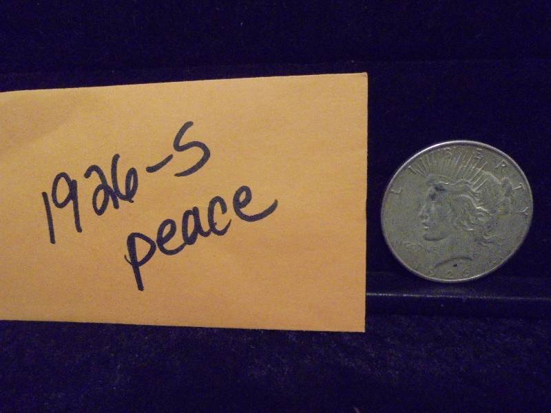 1926-S Peace Dollar, 90% Silver
