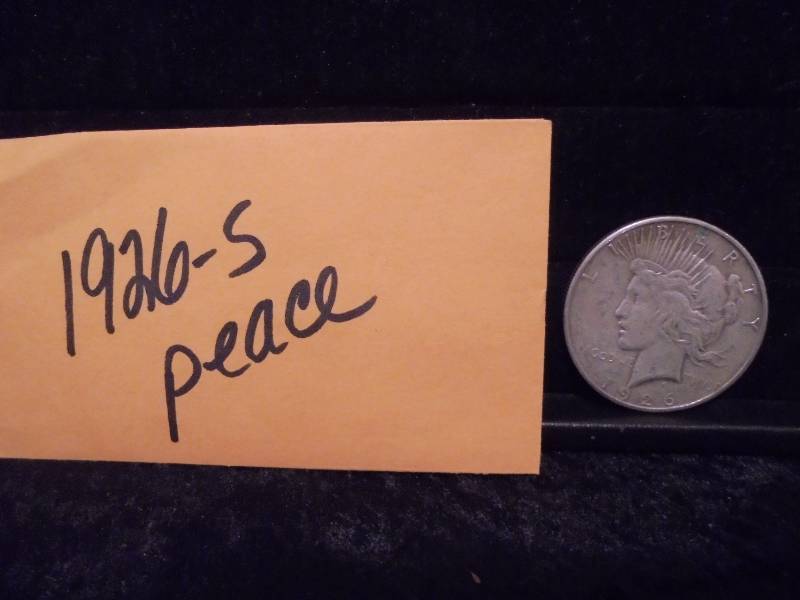 1926-S Peace Dollar, 90% Silver