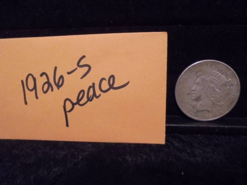 1926-S Peace Dollar, 90% Silver