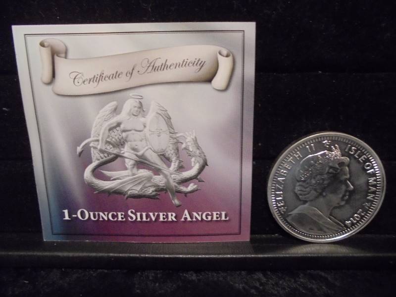Angel Coin, 1oz Silver, COA Included