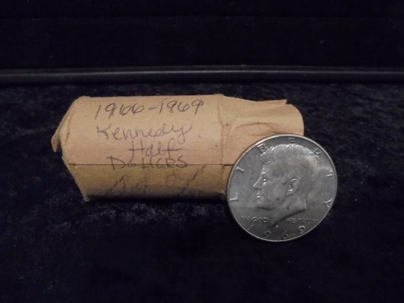 1966-1969 Kennedy Half Dollars, 40% Silver, $10 Face Value