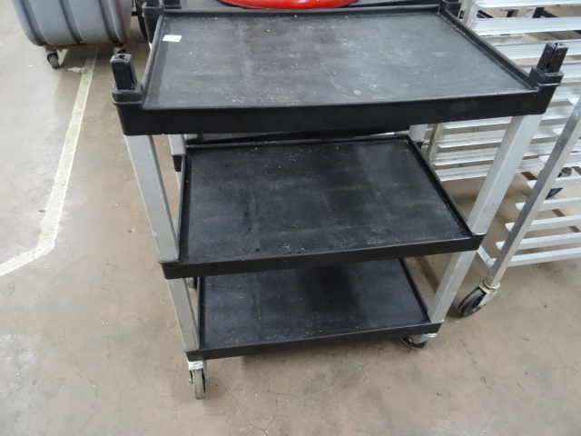 lot 23 image: 3 Tier Cart On Wheels 27 X 16 X 36
