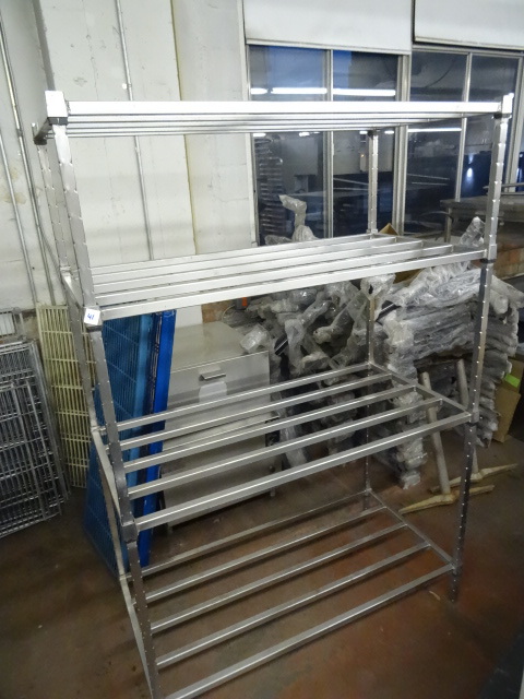 lot 41 image: Stainless 4 Tier Shelf 48 X 24 X 72