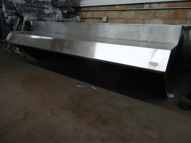 lot 63 image: Stainless Restaurant Hood 72 X 59 X 22