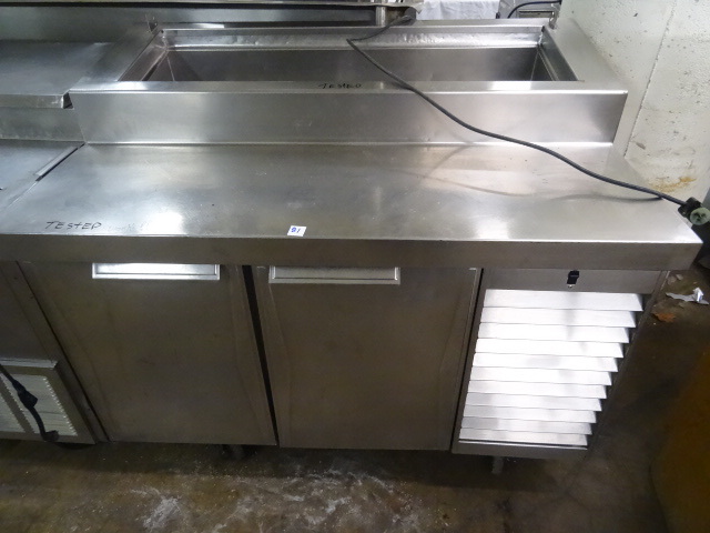 lot 81 image: Randall Wrapped Rail Prep Fridge.